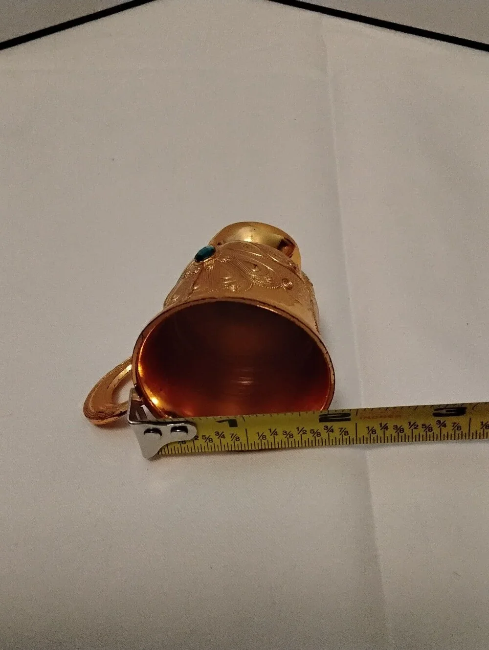 Decorative Gold Turkish Coffee Set with Serving Tray - EUC